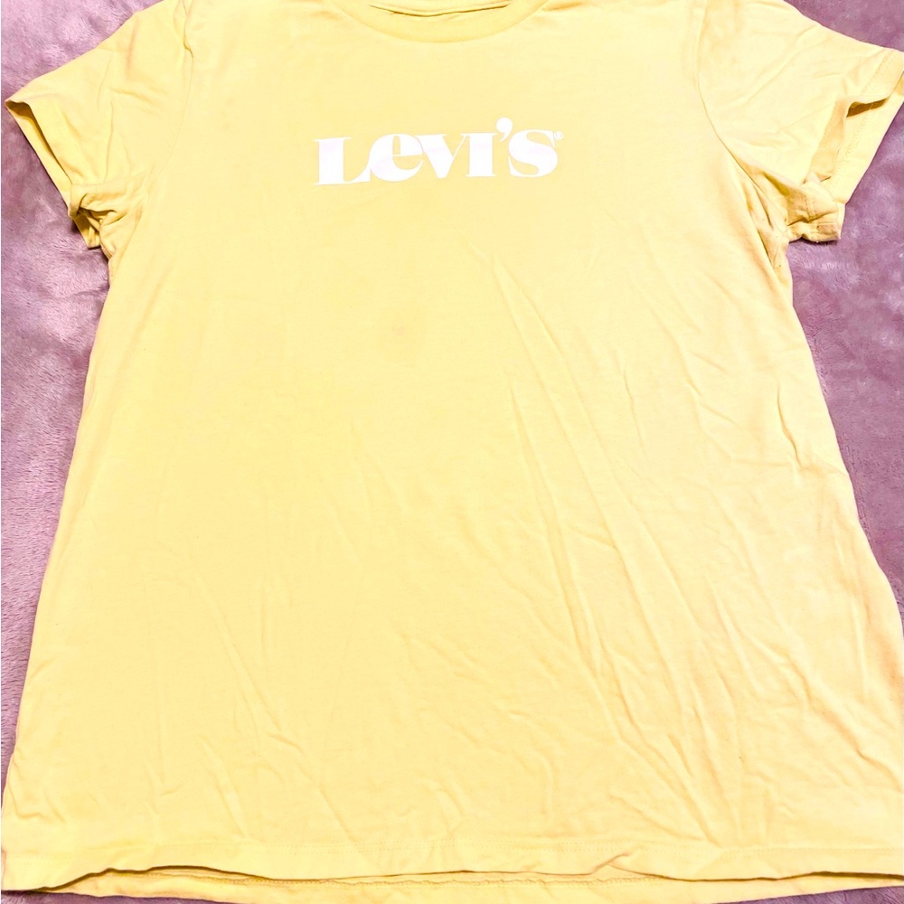 Levi’s Lime Yellow T-shirt Large